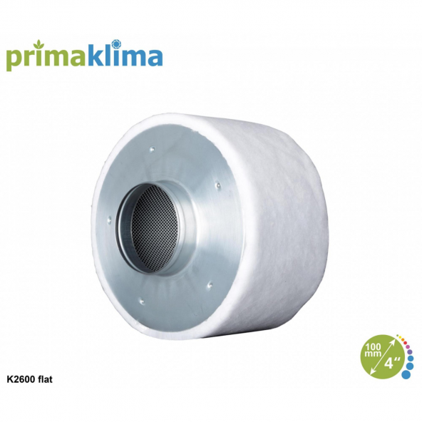 Prima Klima K2600-Flat Karbon Filtre 250 m3/h 100 mm