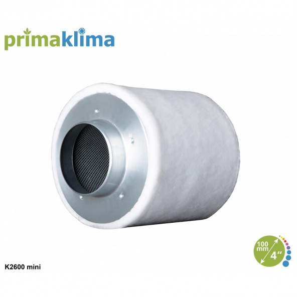 Prima Klima K2600-Mini Karbon Filtre 240 m3/h 100 mm