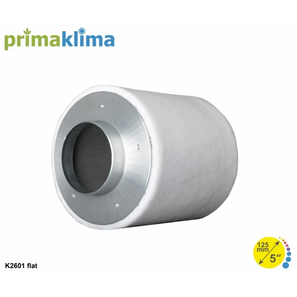 Prima Klima K2601-Flat Karbon Filtre 440 m3/h 125 mm