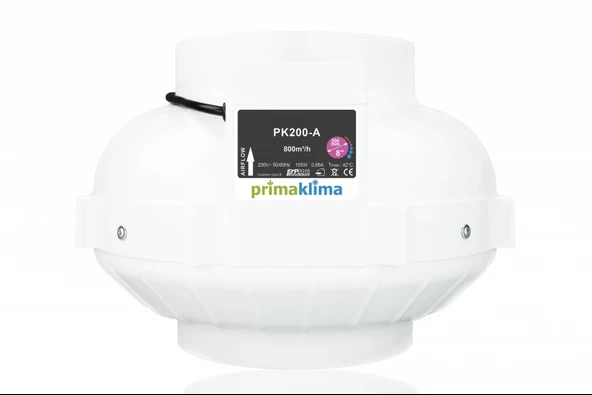 Prima Klima PK200-A Fan 800 m3/h 200 mm
