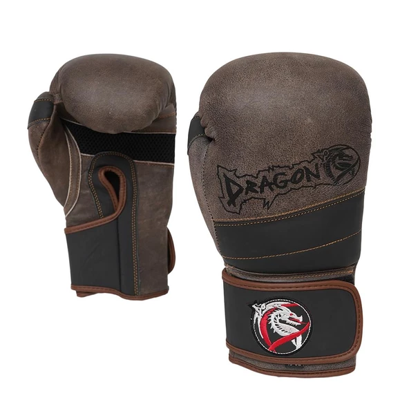 DragonDo 30211-L  Antique Hakiki Deri Boks Eldiveni