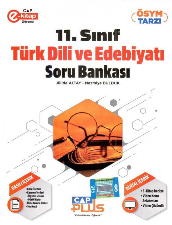 11. Sınıf Anadolu Lisesi Türk Dili ve Edebiyatı Soru Bankası Çap Yayınları - 1