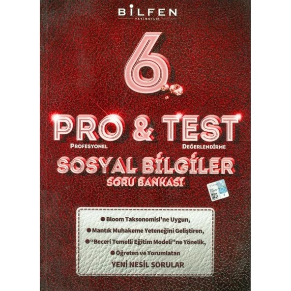 Bilfen Yayınları 6. Sınıf Sosyal Bilgiler Pro Test Soru Bankası