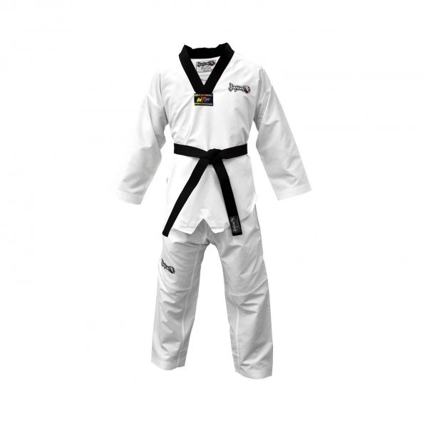 DragonDo 13120 Fighter Siyah Yaka Taekwondo Elbisesi