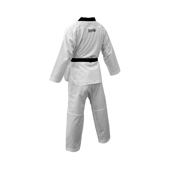 DragonDo 13120 Fighter Siyah Yaka Taekwondo Elbisesi - 4