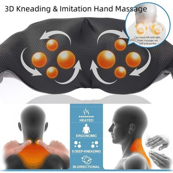 RENPHO Shiatsu Isı Destekli Boyun ve Sırt 3D Masaj Aleti - 2