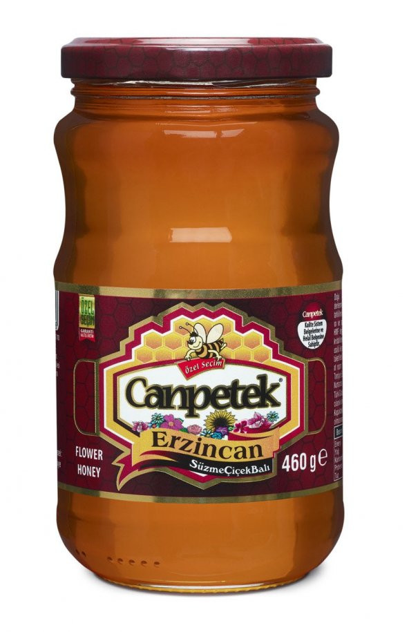 Canpetek Hakiki Erzincan Süzme Çiçek Balı 460 Gr