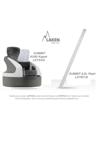 Laken Çelik 18/8 Summit Termos Şişe 0,50L - Mavi LKTS5A - 3