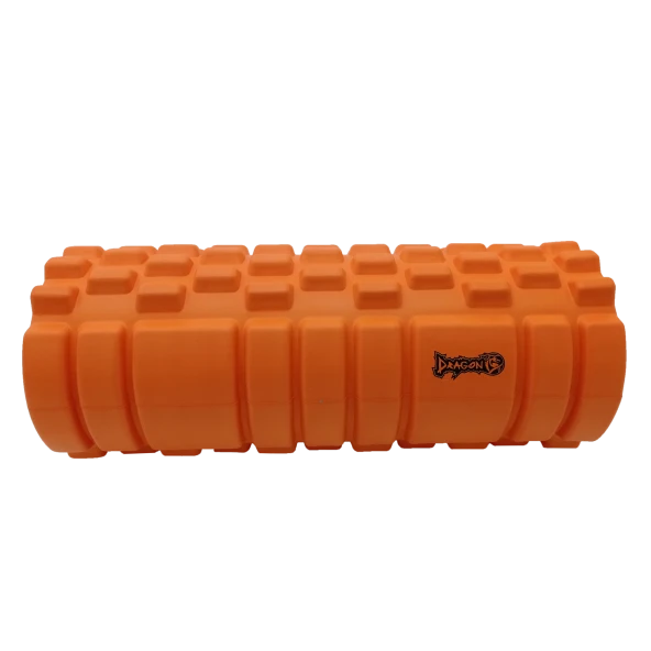 DragonDo Kısa Foam Roller Tırtıklı - Masaj Köpüğü - Turuncu