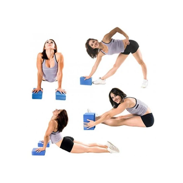 DragonDo Yoga Blok, Yoga Tuğlası Mavi - 2