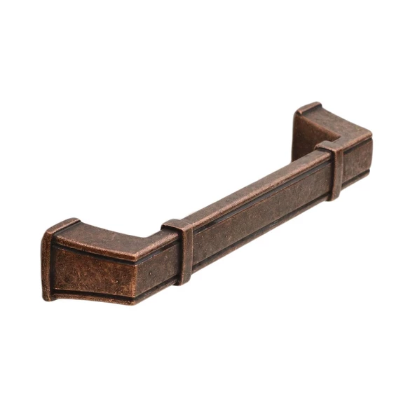 Passage (128 mm-12.8 cm) Eskitme Antik Bakır Metal Mobilya Mutfak Dolabı Dolap Kulpu Kulbu Kulpları - 4
