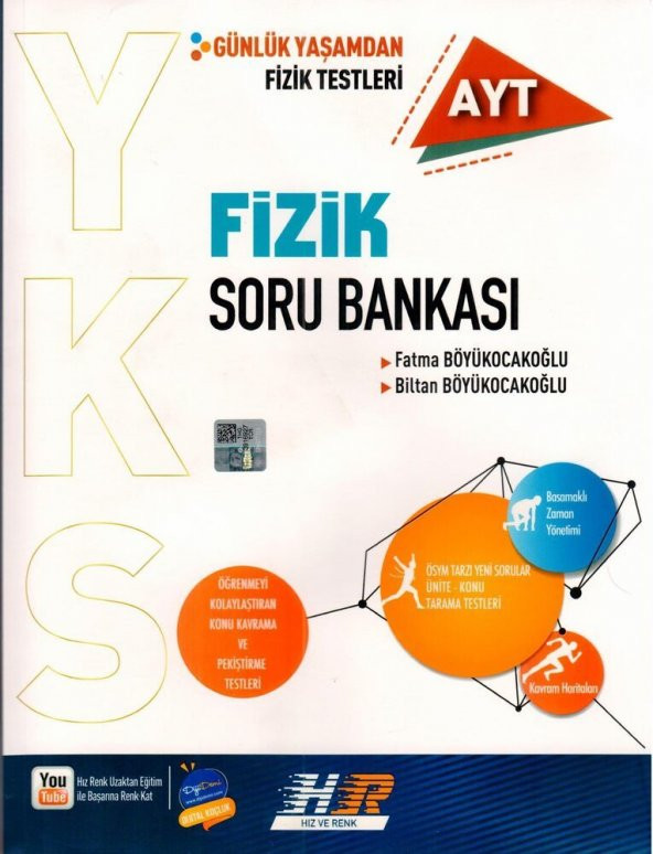 AYT Fizik Soru Bankası Hız ve Renk Yayınları
