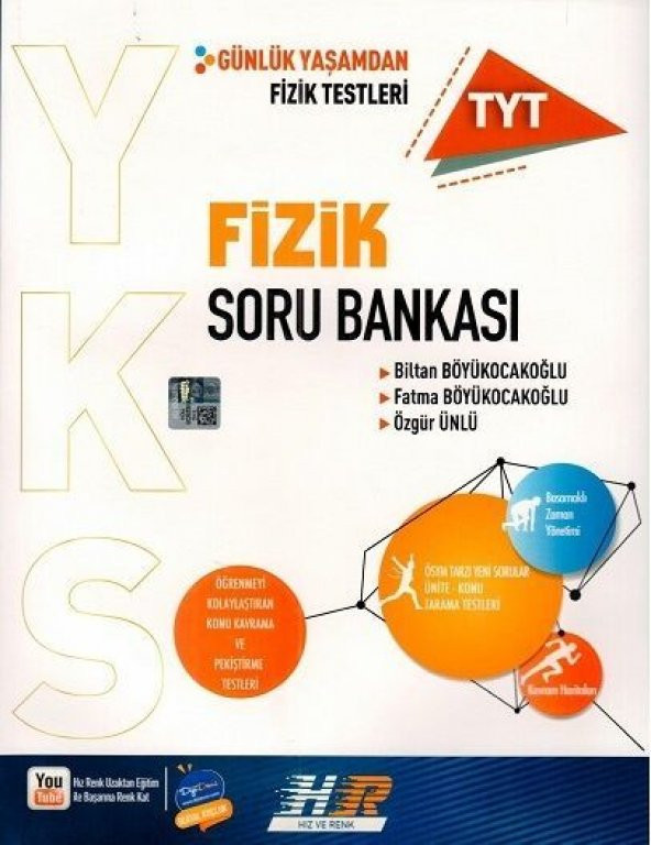 TYT Fizik Soru Bankası Hız ve Renk Yayınları