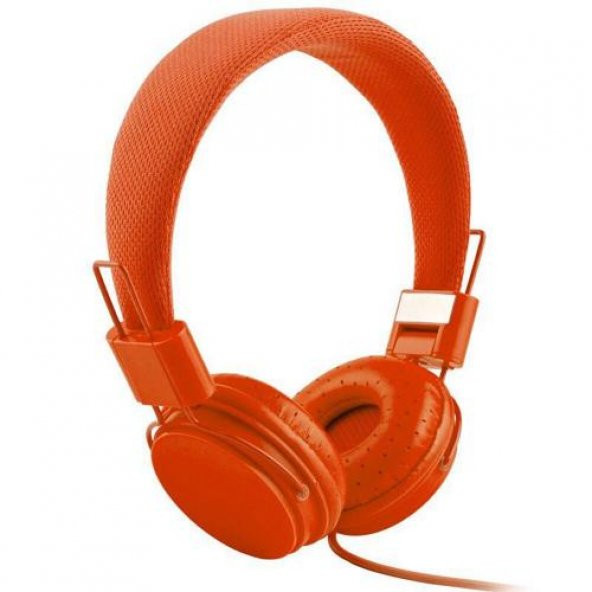 EP05 Kablolu Kulak üstü Kulaklık Kablolu Turuncu Renk