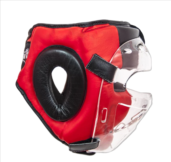DragonDo 11750-L Deri Maskeli Boks - Kick Boks - Muay Thai ve MMA Kaskı - 2