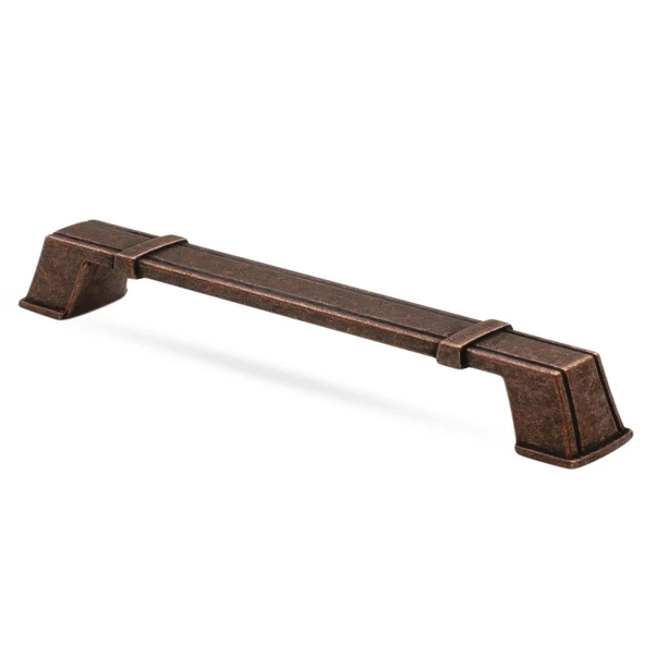 Passage (192 mm-192.2 cm) Eskitme Antik Bakır Metal Mobilya Mutfak Dolabı Dolap Kulpu Kulbu Kulpları