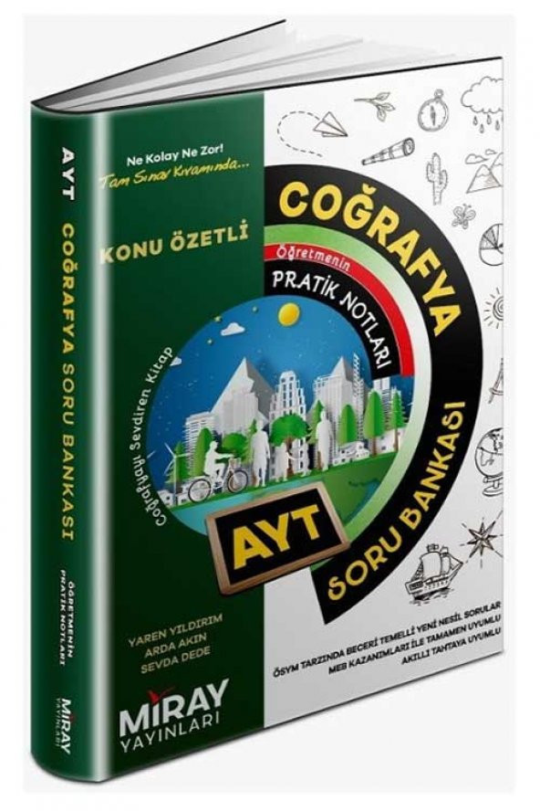 AYT COĞRAFYA KONU ÖZETLİ  SORU BANKASI - MİRAY YAYINLARI - 1