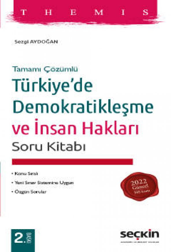 THEMIS TÜRKİYEDE DEMOKRATİKLEŞME VE İNSAN HAKLARI SORU KİTABI - SEÇKİN YAYINCILIK