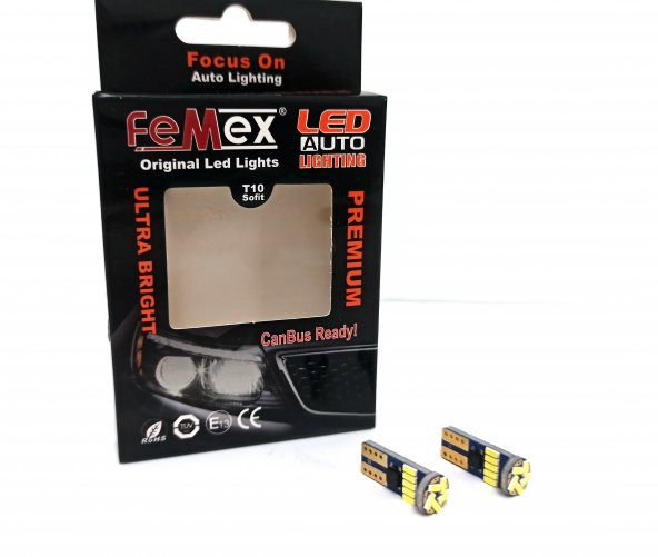 Hyundai Accent Elantra Getz i10 i20 i30 Tucson Led Plaka Ampulu FEMEX Premium - 2