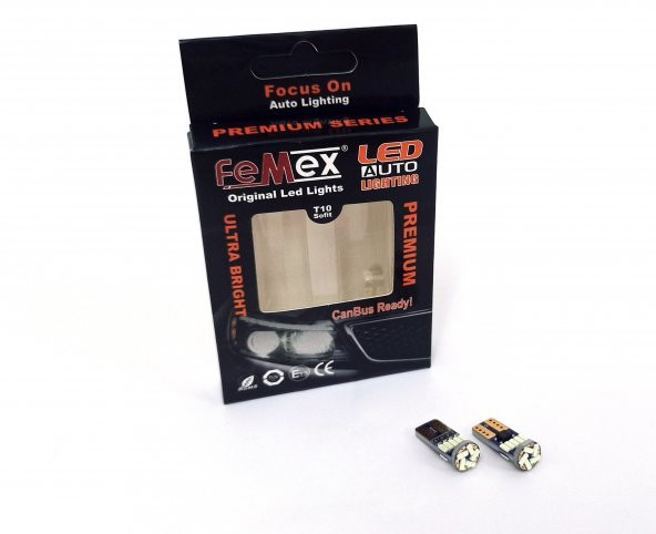 FEMEX Premium 15smd Mini T10 Led Ampul Parlak Turkuaz - 2