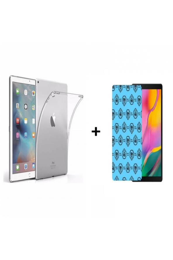 Apple iPad Mini 5 Şeffaf Silikon Kapak Tablet Kılıfı ve Nano Ekran Koruyucu