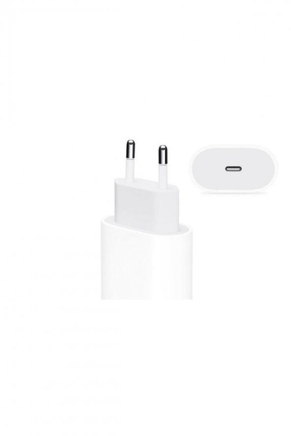 iPhone 13 Mini Uyumlu 20W Hızlı Şarj Aleti Adaptör Set Type-C to Lightining 1M Kablo - 5