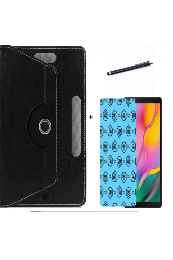 Vestel V Tab Pro 7.85 7.9" 3lü Set Universal Tablet Kılıfı Nano Ekran Koruyucu ve Kalem