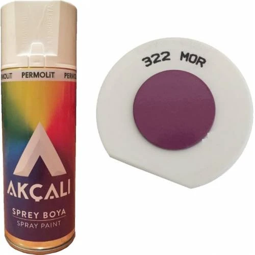 AKÇALI 322 MOR SPREY BOYA 400 ML - 1