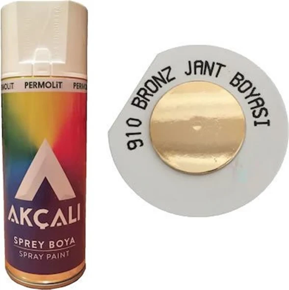 AKÇALI 910 BRONZ JANT BOYASI SPREY 400 ML ürün görseli 1