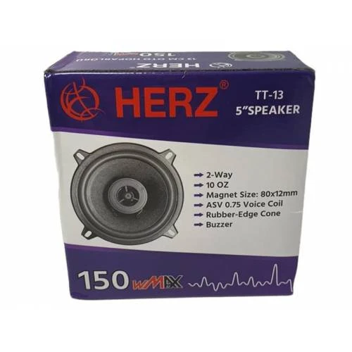 HERZ 5" 150 WMAX WMAX TEKLİ OTO HOPARLÖRÜ TT-13