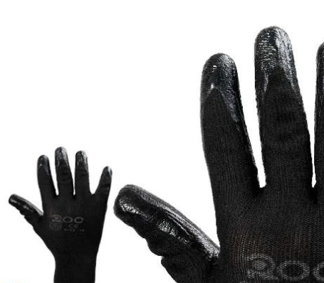 ROC SİYAH İŞ ELİVENİ SIZE:10