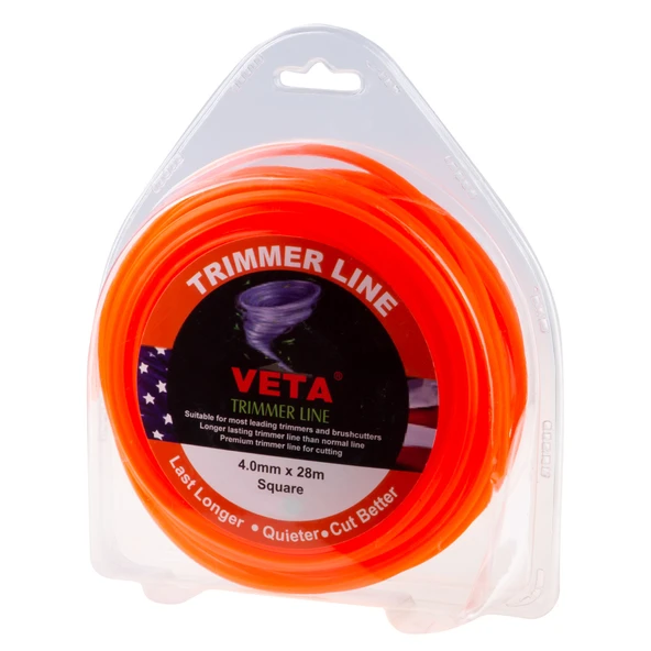 4.0 MM 28 MT VETA TURUNCU DÖRT KÖŞE MİSİNA 131614 ürün görseli 1