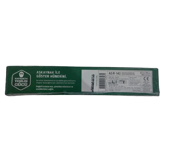 ASKAYNAK 2.5X350 RUTİL PAKET İNCE ELEKTROD