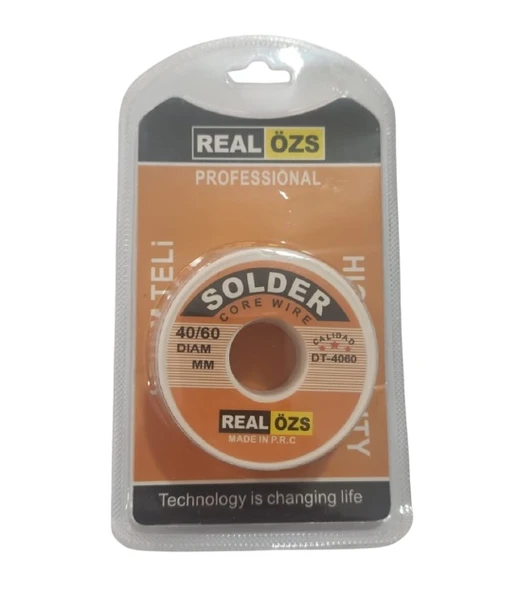 40/60 DIAM MM REALÖZS SOLDER LEHİM TELİ ÖZS-8852