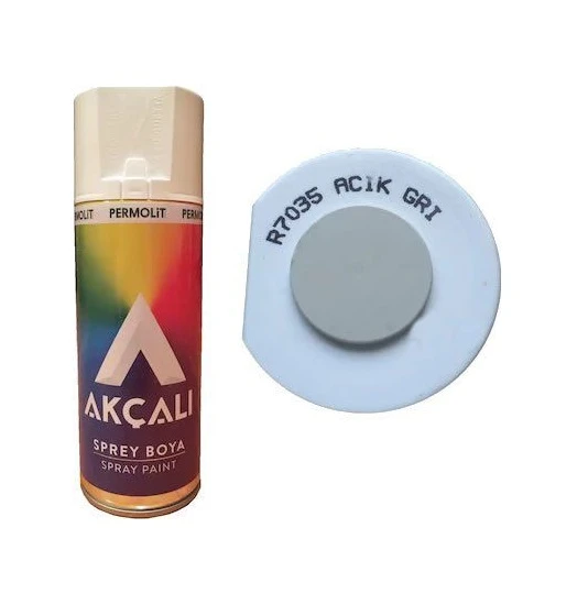 AKÇALI R7035 AÇIK GRİ SPREY BOYA 400 ML - 1