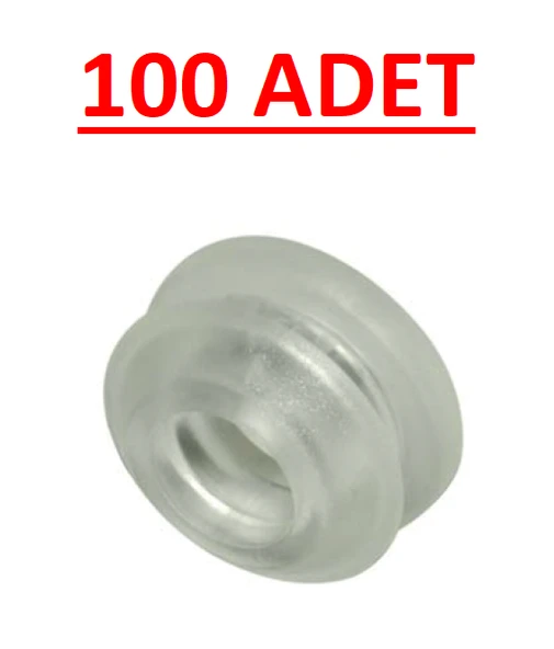 ŞEFFAF 16 MM DELİKLİ KANALLI DAMLAMA CONTASI 100 LÜ PAKET