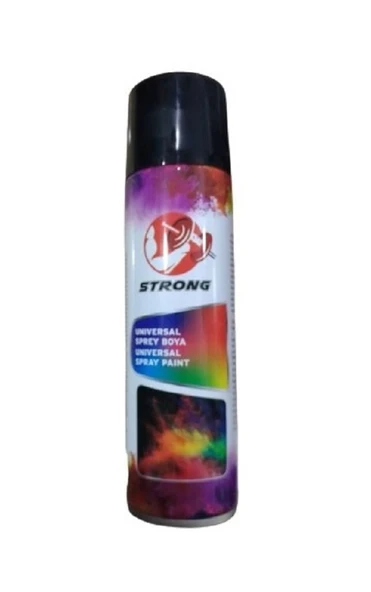 STRONG PARLAK SİYAH SPREY BOYA 200 ML ürün görseli 1