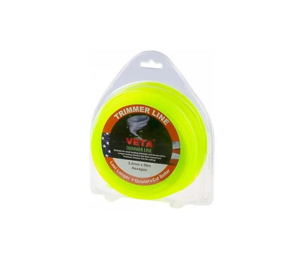3.30 MM 45 MT TRIMMER LINE SARI ALTI KÖŞE MİSİNA VETA 131617