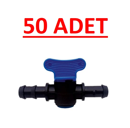 16X16 KURTAĞZI CONTA ÇIKIŞLI MİNİ VANA DAMLAMA 50Lİ PAKET
