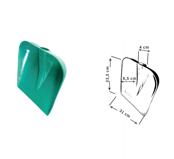 KOD:109 TUNA OVAL PLASTİK FARYAP KÜREK 8 NO ürün görseli 1