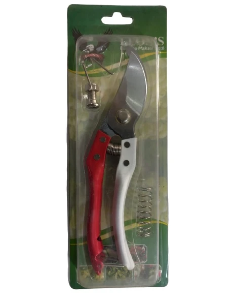 LEONS KIRMIZI-BEYAZ TNS-1005 BAĞ MAKASI NO:8 ürün görseli 1