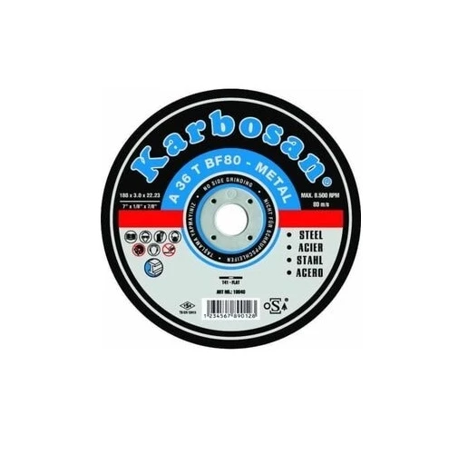 180X3.0X22.23 KARBOSAN METAL KESİCİ