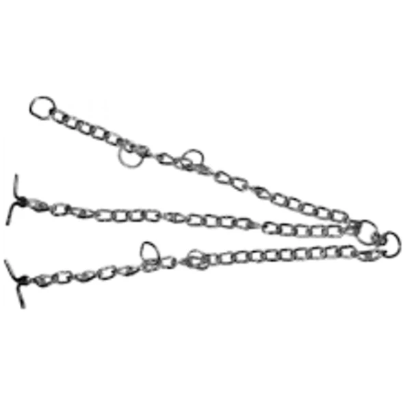 6 MM 70X120 BURGULU KAPLAMALI BESİ ZİNCİRİ  1.500 KG