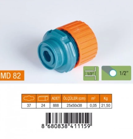 1/2" BATARYA HORTUM REKORU ERKEK MD82
