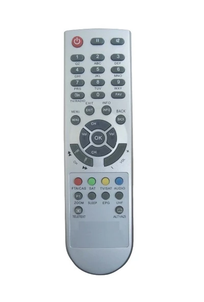 KR1750 KORAX KR55000-55500-17500-88000-44000-77000 STARMAX-FOCUS-STARSAT 30-50-180-1 KUMANDASI ürün görseli 1