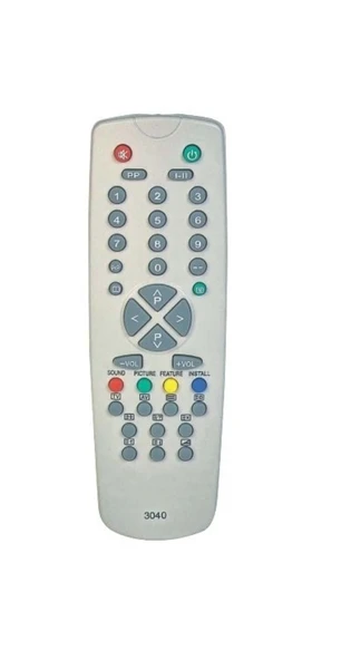 KK3041 VESTEL 3040 SEG REGAL TV KUMANDASI MİNİ TİP ürün görseli 1