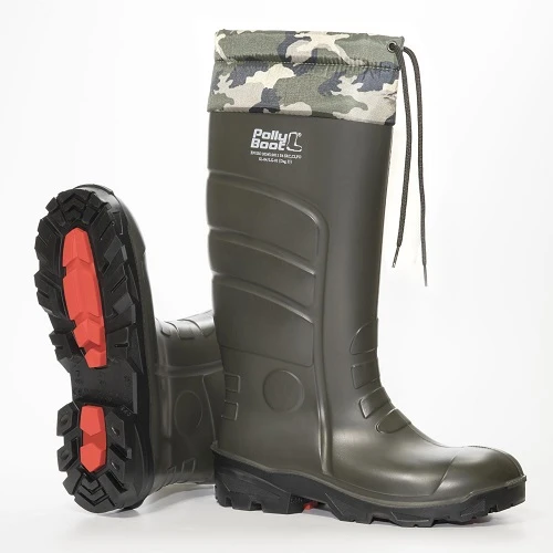 44:NO POLLY BOOT GALAXY VEGA KOYU HAKİ KISA BOĞAZLI 31+6 CM - Resim 2