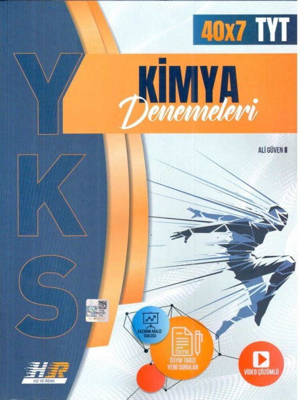 TYT Kimya 40x7 Denemeleri Hız ve Renk Yayınları