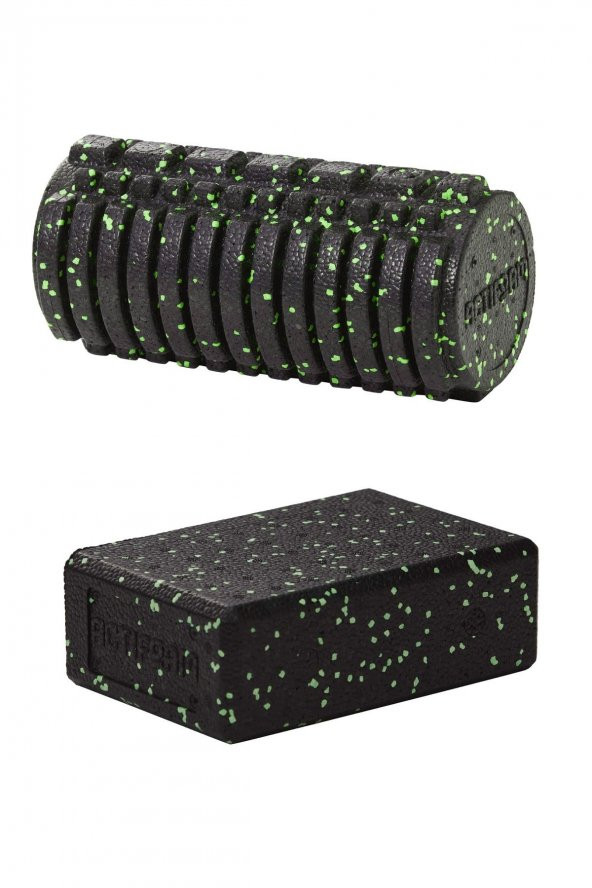 Foam Roller Ve Yoga Blok Seti Pilates Yoga Seti Masaj Köpüğü Ve Yoga Bloğu Seti
