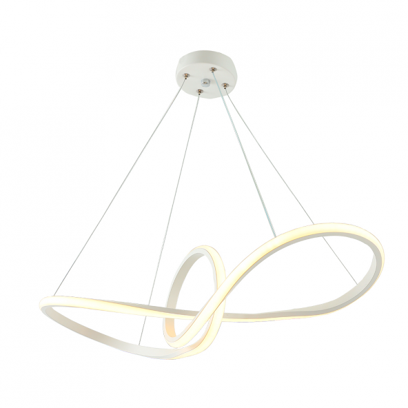 TT Aydınlatma TT002-BY  Papyon Modeli Mat Beyaz Led Avize - 2